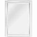 Empire Art Direct Moderno Squared Corner Beveled Rectangle Wall Mirror MOM-20025C-3040